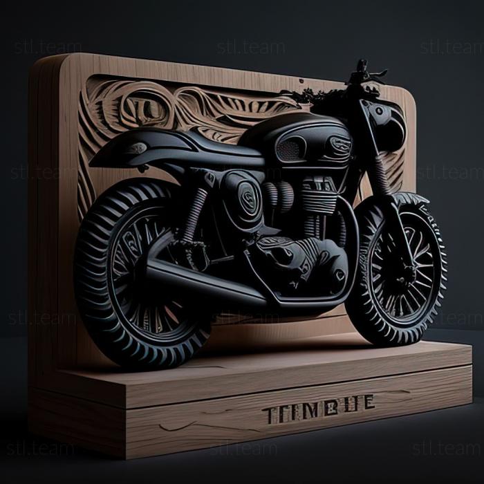 3D модель Triumph Bonneville T120 Black (STL)